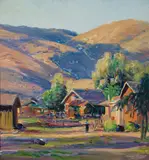 Joseph Kleitsch, A view of Old Laguna, circa 1927-1931, oil on canvas