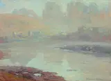 Benjamin Brown, The Rising Fog, circa 1920-1930, oil on canvas