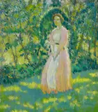 Lawton S. Parker, Lady in a garden