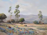 Angel Espoy, In California, oil on canvas