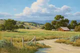 David Chapple, The Hope of Rain, oil on canvas affixed to masonite