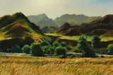 Emil Kosa Jr., The Riverbed, oil on canvas