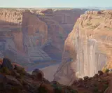 Curt Walters, First Light - Canyon del Muerto, 1982, oil on canvas