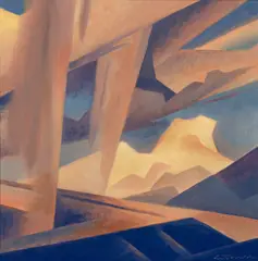 Golden Time by Ed Mell, 2015, oil on linen board, sold Aug 2018