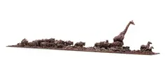 Jonathan Kenworthy, The Migration, 1991, bronze with dark brown patina