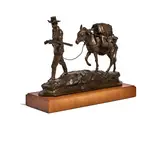 Earle Erik Heikka, An Early Sourdough (a posthumous cast), 1983, bronze with brown patina