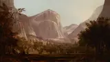 Edwin Deakin, Yosemite Encampment, 1872, oil on canvas