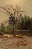Edwin Deakin, Mission Santa Barbara, 1904-1905, oil on canvas