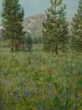 Theodore Wores, Mt. Tallac, Lake Tahoe, California, oil on canvas