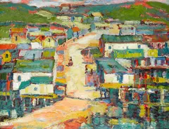 Selden Connor Gile, Tiburon, 1926, oil on board