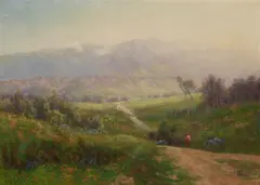 Charles Dorman Robinson, Spring Morning in the Santa Ynez Mountains, Santa Barbara County, California, 1919, oil on canvas