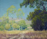 Edge of the Grove by Maurice Braun, oil on canvas, sold Apr 2018