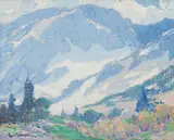 Paul Lauritz, End of Winter, High Sierra, California, oil on canvas