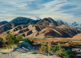 Emil Kosa Jr., North of Palm Springs, oil on masonite