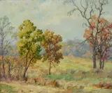 Grey skies by Maurice Braun, oil on canvas, offered Apr 2018