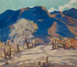Mary DeNeale Morgan, Near Palm Canyon, oil on canvas