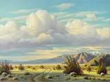 Cumulus over Desert by Paul Grimm, 1963, oil on canvas, offered Apr 2018