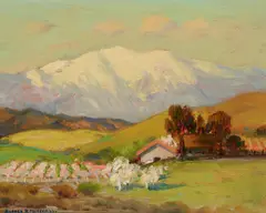 Alfred R. Mitchell, Spring; Green Pastures (a pair)