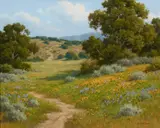 David Chapple, Near Santa Barbara, oil on canvas laid to masonite
