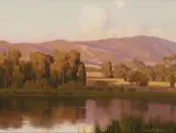 Dennis M. Doheny, Evening Reflections (Lake Los Carneros)
