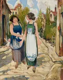 Charles Reiffel, Acidulous and Credulous, alternatively titled, The Gossips