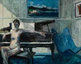 Roger Edward Kuntz, Nude at the piano