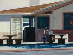 Drew Lang, Cessy's, oil on canvas