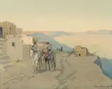 Walpi by Marion Wachtel, circa 1903, watercolor and graphite on paper, sold Apr 2018