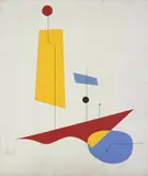 Charles Green Shaw, Untitled (Abstract on White)