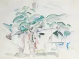 Charles Demuth, Trees and Houses (Provincetown)