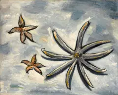 Marsden Hartley, Starfish, circa 1938, oil on canvas