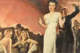 McClelland Barclay, The Nightclub Singer, oil on canvas