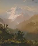 John Frederick Kensett, Mountain Landscape, 1861, oil on canvas