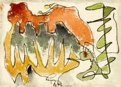 Arthur Dove, From a Causeway and Tree, 1942, watercolor on paper