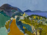Romare Bearden, The Old Road, St. Martin, 1977, watercolor and pencil on paper