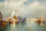 Thomas Moran, Venetian Scene, oil on canvas