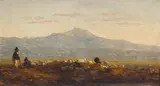 On the Roman Campagna by Sanford Robinson Gifford, 1856, oil on paper laid down on canvas, offered Nov 2017