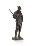 Allen George Newman, The Hiker, 1904, bronze with dark brown patina