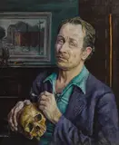 Emerson Burkhart, Self as Hamlet, oil on canvas