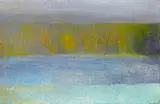 Wolf Kahn, Imaginary Beaver Pond, oil on canvas