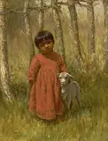 Grace Hudson, Freddie Briggs Duncan, 1905, oil on board