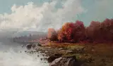 Julian Rix, Autumn by the lake