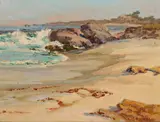 Albert Thomas Derome, Reamer Point, Point Lobos, 1937; Asilomar Beach, Monterey Bay, 1949; Beach Study near Bird Rock, Monterey Bay, 1947 (a group of three)