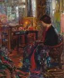 Joseph Kleitsch, The Oriental Shop (or The Jade Shop), 1925, oil on canvas