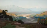 The Arroyo Seco by Marion Wachtel, watercolor and graphite on paper, offered Nov 2017