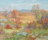 Autumn at Old Lyme by Maurice Braun, oil on canvas, offered Nov 2017