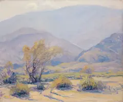Arthur Hill Gilbert, Coachella Valley, oil on canvas