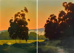 Brian Blood, Shifting light, oil on canvas