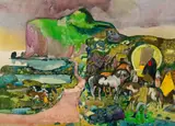 Millard Sheets, Gypsy Tinkers, Ireland
