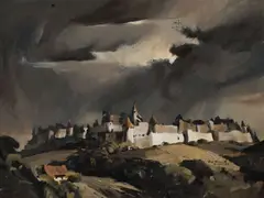 Rex Brandt, Carcassone, Portugal, 1967, oil on canvas